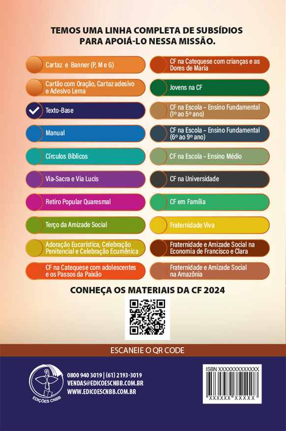 Campanha da Fraternidade 2024 Edições CNBB Campanha da Fraternidade