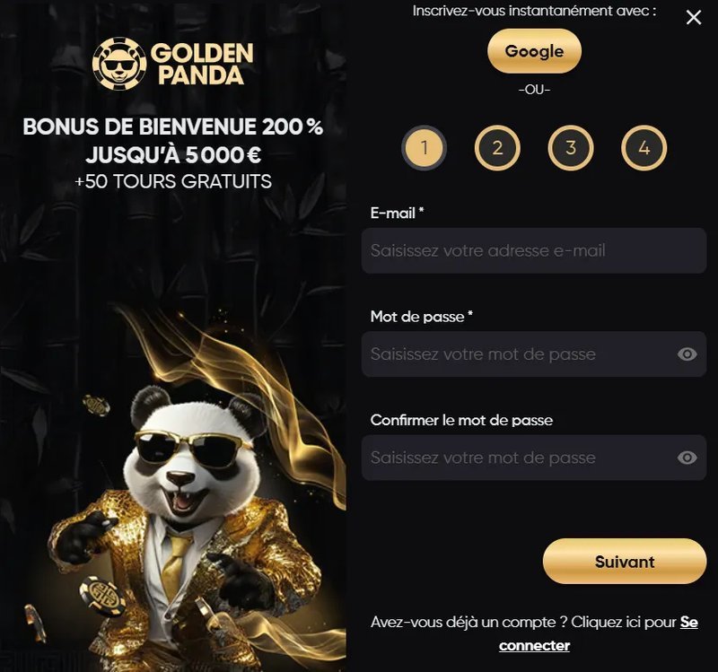 Découvrez l’Authentique Expérience de Jeu en Ligne du Golden Panda Casino